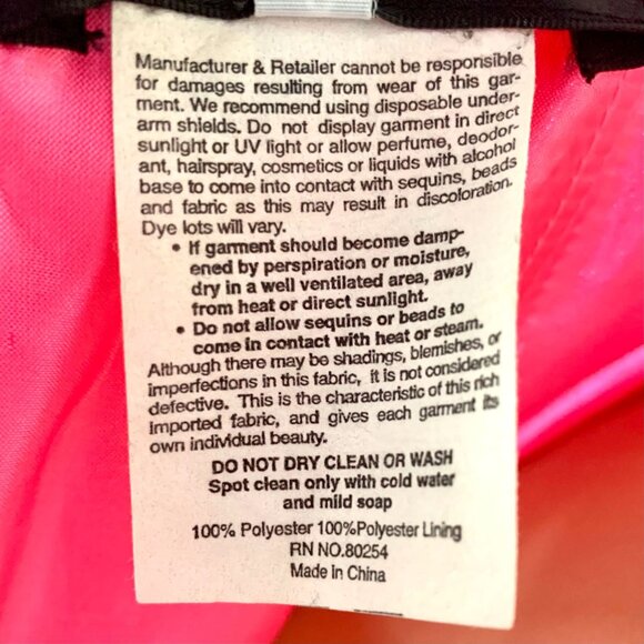 Alyce Paris Strapless Hi Low Sweetheart Neck Jeweled Gown Prom Hot Pink Size 6 - Picture 10 of 12